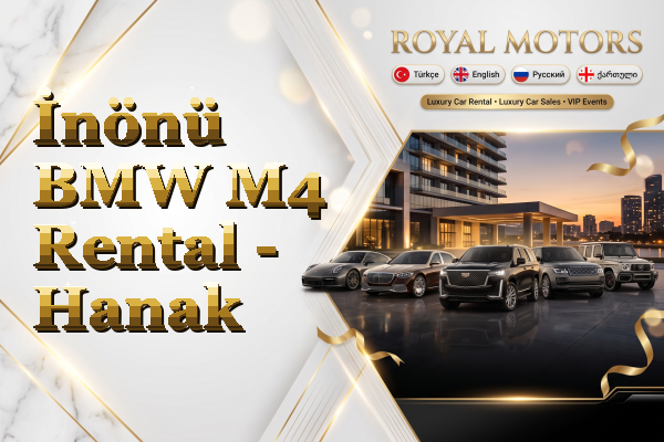 İnönü BMW M4 Rental - Hanak