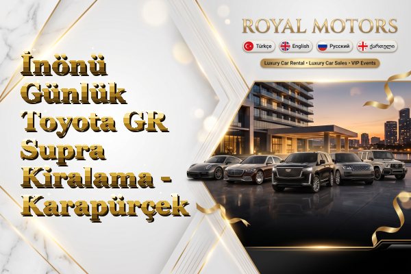 İnönü Günlük Toyota GR Supra Kiralama - Karapürçek