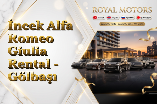 İncek Alfa Romeo Giulia Rental - Gölbaşı