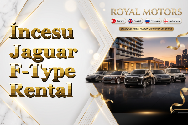 İncesu Jaguar F-Type Rental