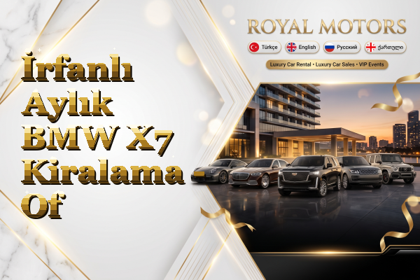 İrfanlı Aylık BMW X7 Kiralama - Of