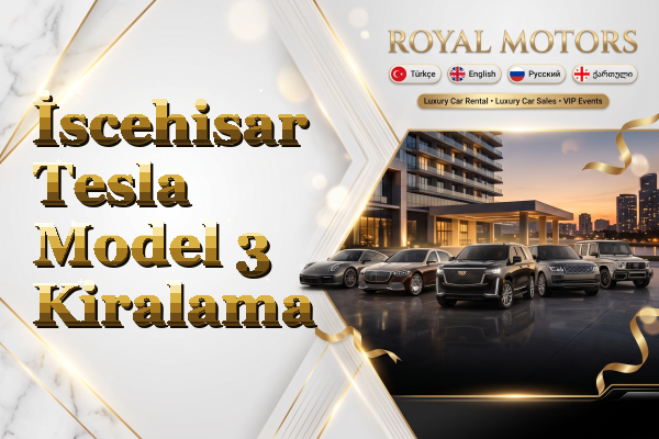 İscehisar Tesla Model 3 Kiralama