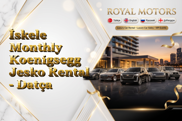 İskele Monthly Koenigsegg Jesko Rental - Datça