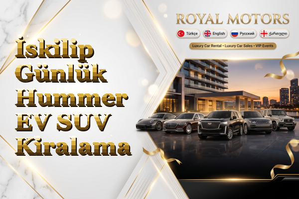İskilip Günlük Hummer EV SUV Kiralama