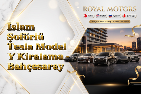 İslam Şoförlü Tesla Model Y Kiralama - Bahçesaray