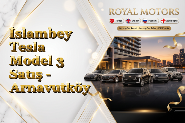 İslambey Tesla Model 3 Satış - Arnavutköy
