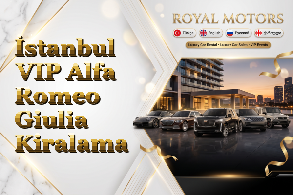 İstanbul VIP Alfa Romeo Giulia Kiralama