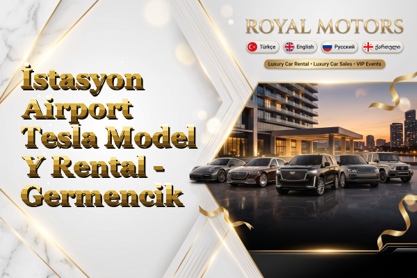 İstasyon Airport Tesla Model Y Rental - Germencik