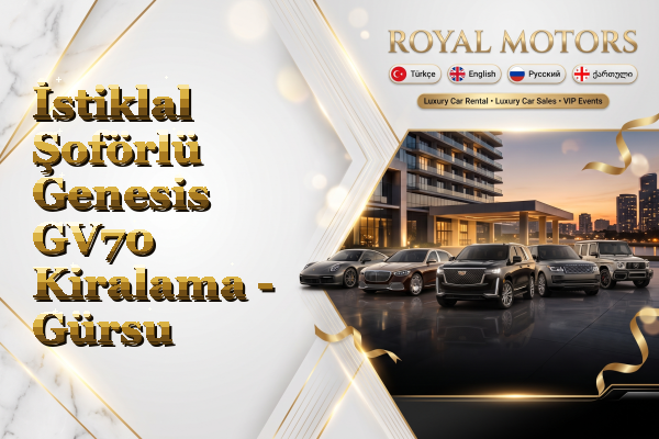 İstiklal Şoförlü Genesis GV70 Kiralama - Gürsu