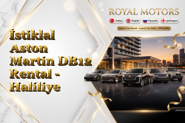 İstiklal Aston Martin DB12 Rental - Haliliye