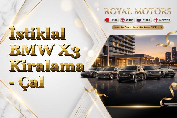 İstiklal BMW X3 Kiralama - Çal