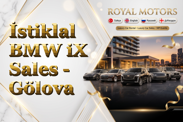 İstiklal BMW iX Sales - Gölova
