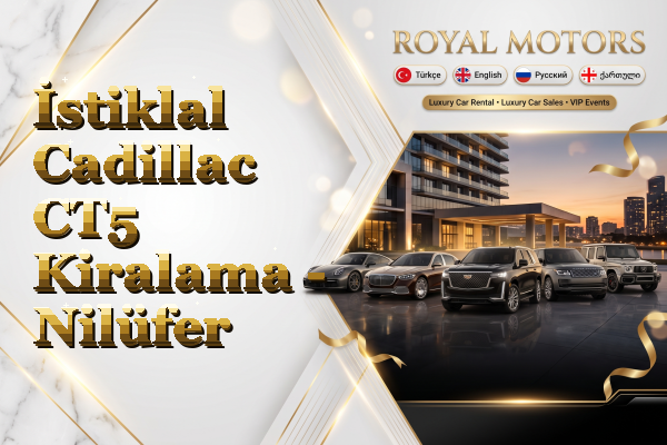 İstiklal Cadillac CT5 Kiralama - Nilüfer