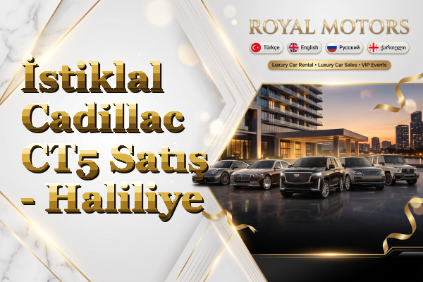 İstiklal Cadillac CT5 Satış - Haliliye