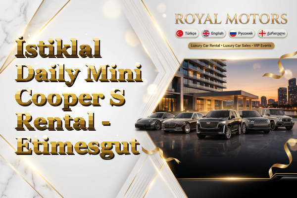 İstiklal Daily Mini Cooper S Rental - Etimesgut