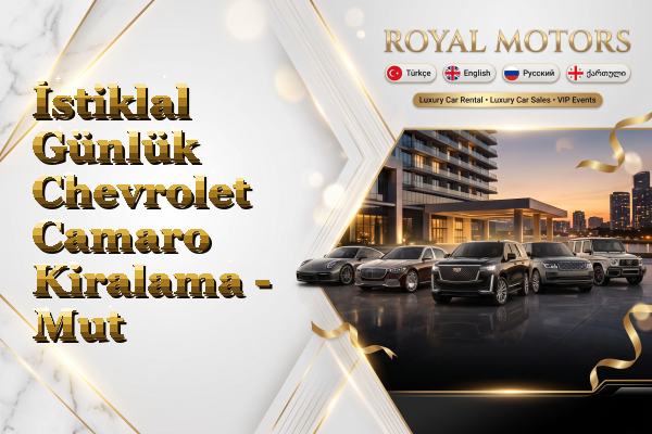 İstiklal Günlük Chevrolet Camaro Kiralama - Mut
