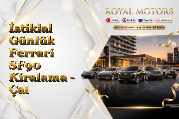 İstiklal Günlük Ferrari SF90 Kiralama - Çal