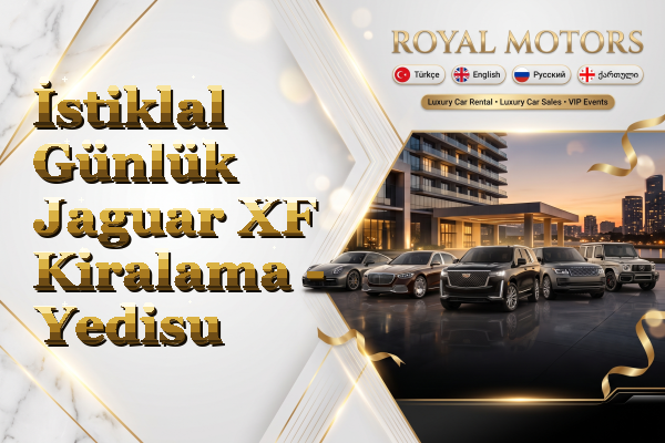 İstiklal Günlük Jaguar XF Kiralama - Yedisu