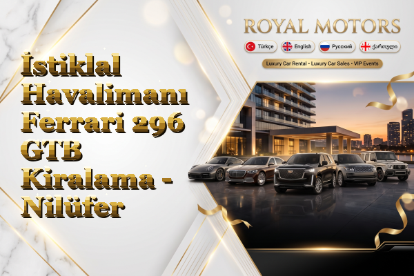 İstiklal Havalimanı Ferrari 296 GTB Kiralama - Nilüfer