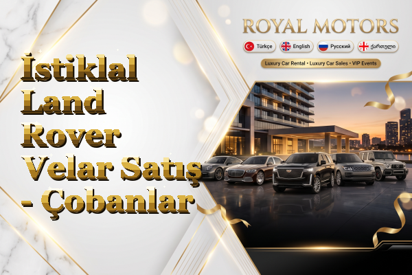 İstiklal Land Rover Velar Satış - Çobanlar