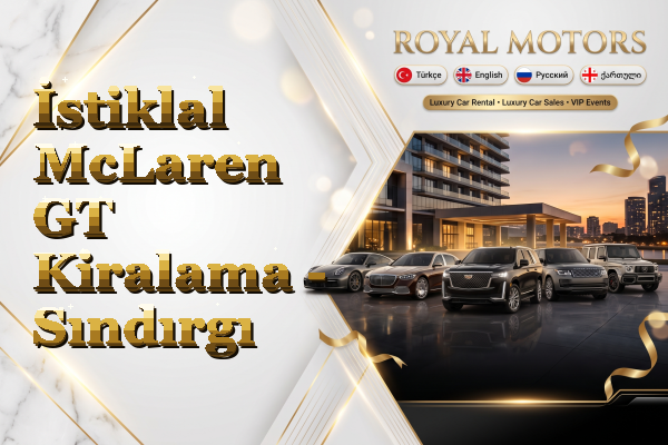 İstiklal McLaren GT Kiralama - Sındırgı