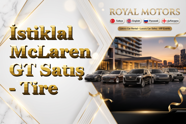 İstiklal McLaren GT Satış - Tire