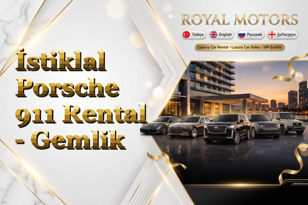 İstiklal Porsche 911 Rental - Gemlik