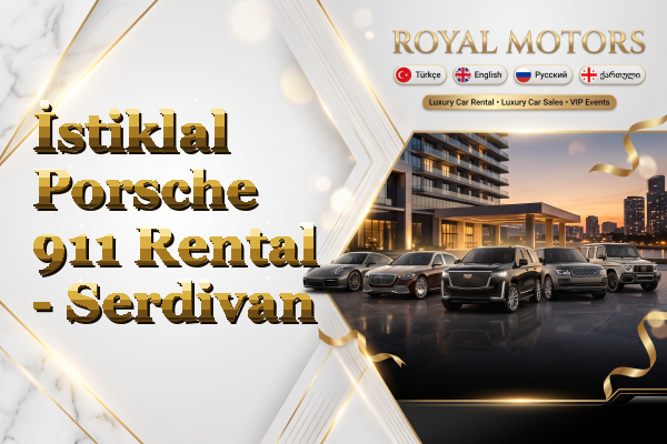 İstiklal Porsche 911 Rental - Serdivan