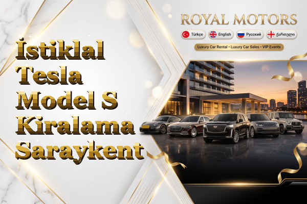 İstiklal Tesla Model S Kiralama - Saraykent