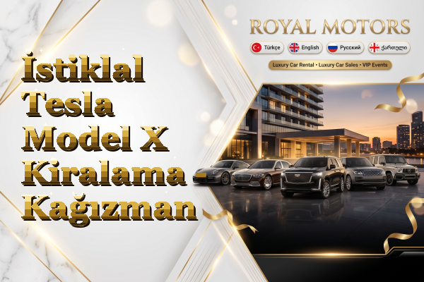 İstiklal Tesla Model X Kiralama - Kağızman