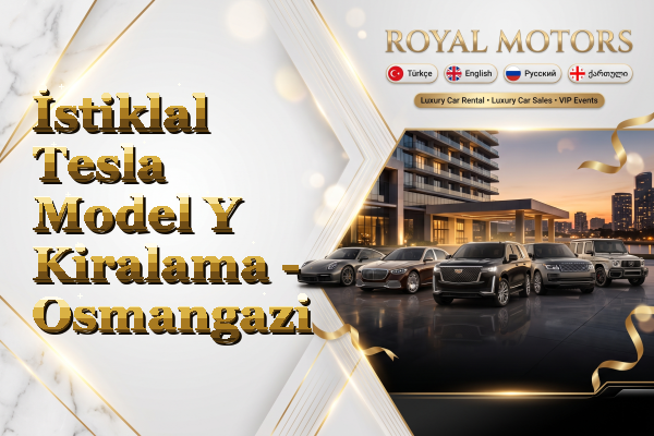 İstiklal Tesla Model Y Kiralama - Osmangazi