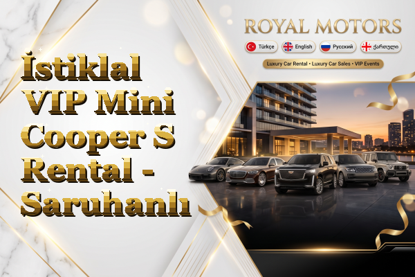 İstiklal VIP Mini Cooper S Rental - Saruhanlı