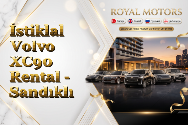 İstiklal Volvo XC90 Rental - Sandıklı