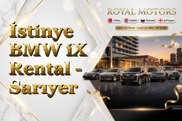 İstinye BMW iX Rental - Sarıyer
