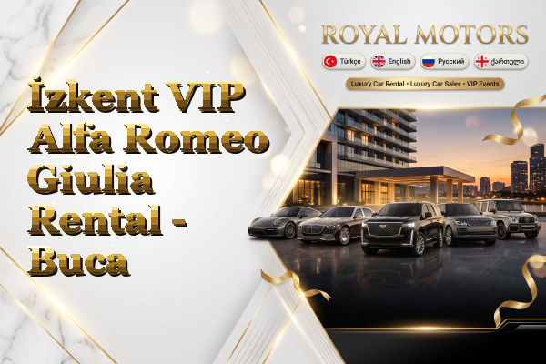 İzkent VIP Alfa Romeo Giulia Rental - Buca
