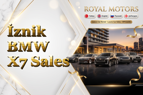 İznik BMW X7 Sales