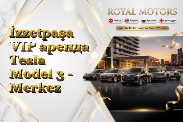 İzzetpaşa VIP аренда Tesla Model 3 - Merkez