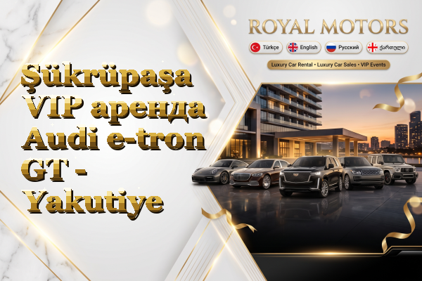 Şükrüpaşa VIP аренда Audi e-tron GT - Yakutiye