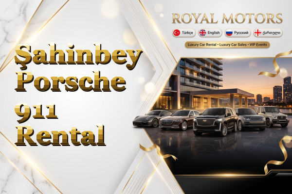 Şahinbey Porsche 911 Rental