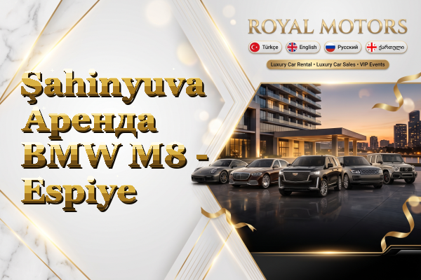 Şahinyuva Аренда BMW M8 - Espiye