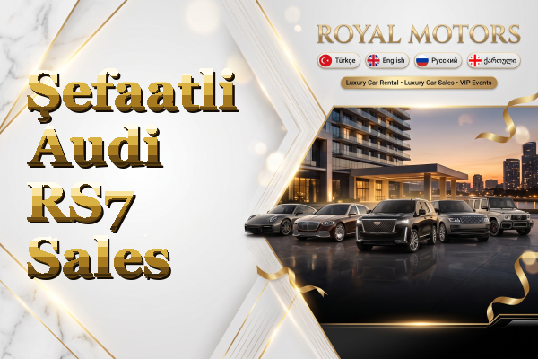 Şefaatli Audi RS7 Sales