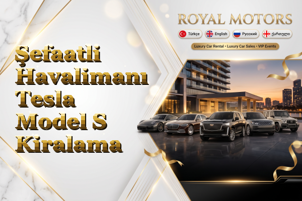 Şefaatli Havalimanı Tesla Model S Kiralama