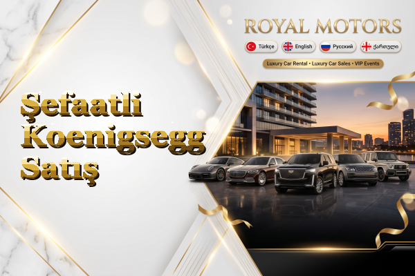 Şefaatli Koenigsegg Satış