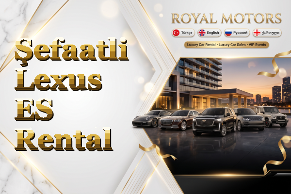Şefaatli Lexus ES Rental