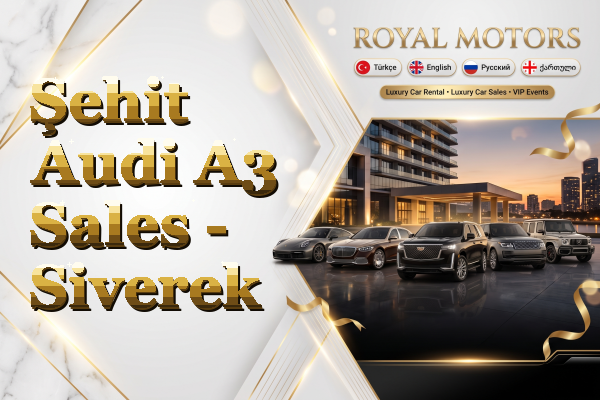 Şehit Audi A3 Sales - Siverek