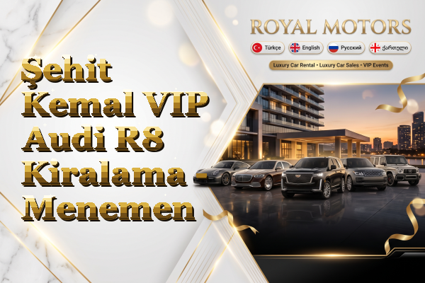 Şehit Kemal VIP Audi R8 Kiralama - Menemen
