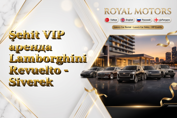 Şehit VIP аренда Lamborghini Revuelto - Siverek