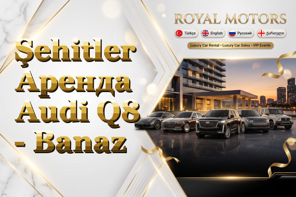 Şehitler Аренда Audi Q8 - Banaz