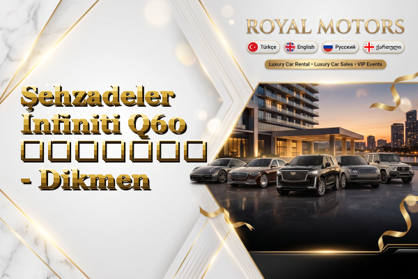 Şehzadeler Infiniti Q60 გაყიდვა - Dikmen