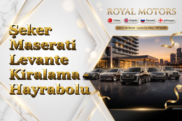 Şeker Maserati Levante Kiralama - Hayrabolu